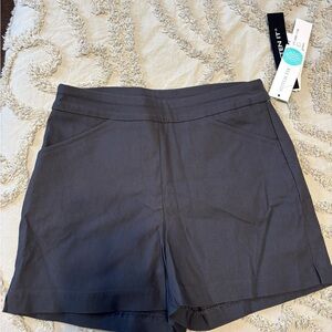 Tribal Women's Gray High Waist Shorts